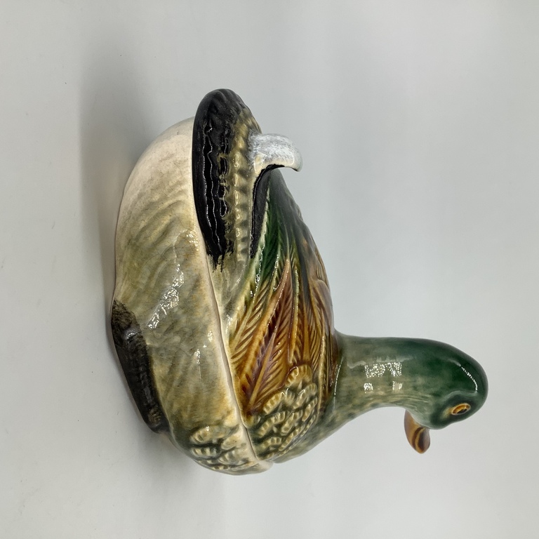 Pate maker “Duck”, Portugal mid-20th century, beautiful work, no defects.
