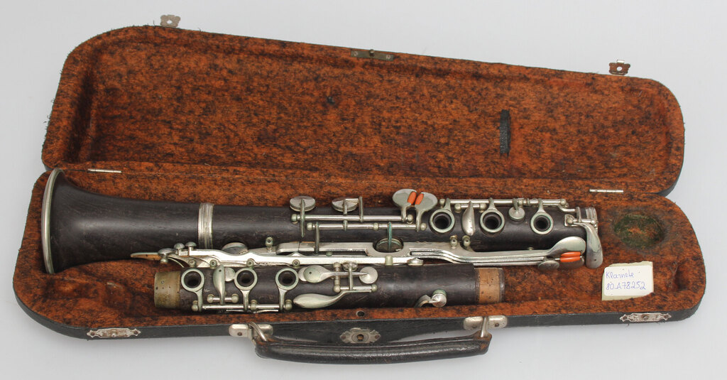 Clarinet in case