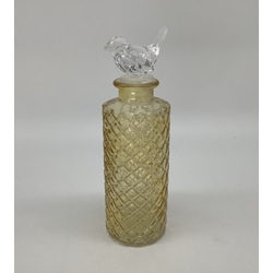 Флакон для парфюма, Бельгия , Арт Деко ,1930 годы,Хрустальная пробка.в идеальном состоянии.