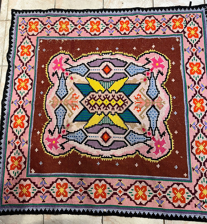 Плетеный шерстяной ковер/настенное одеяло