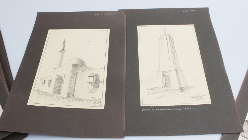 Architectural drawings 30 pcs.