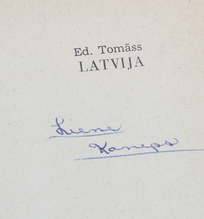  Ed.Tomāss, Latvija(grāmata par dzimteni)