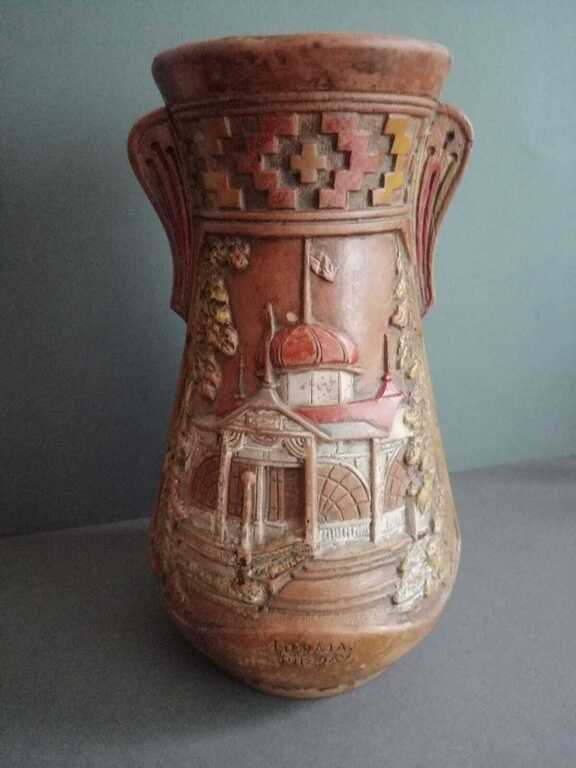 G. Wunsdorf ceramic souvenir - vase