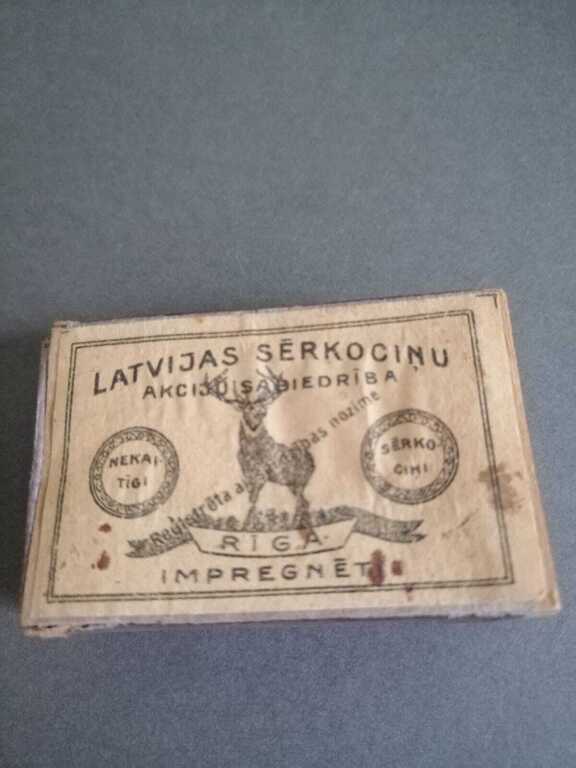 Латвийский спичечный коробок