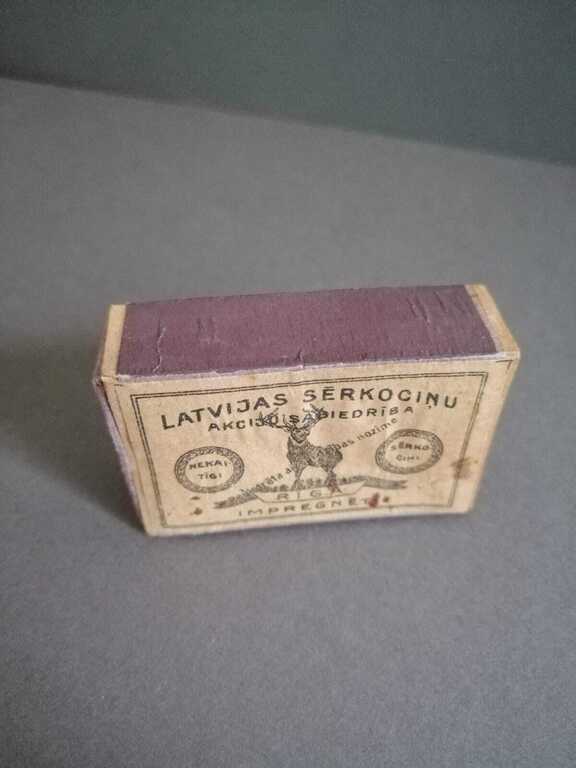 Latvian matchbox