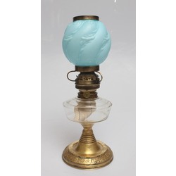 Bronze kerosene lamp