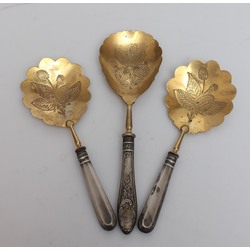 Silver salad spoons 3 pcs