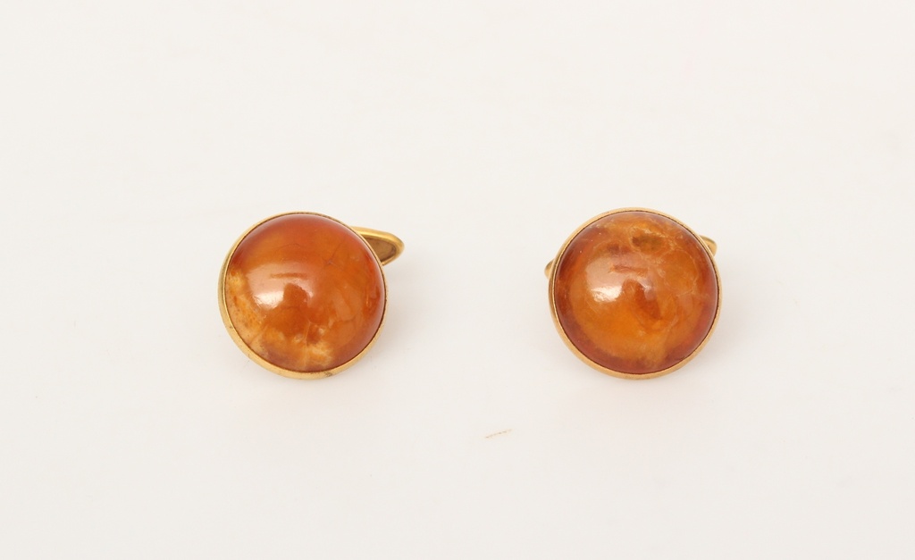 Amber cufflinks (2 pcs.)