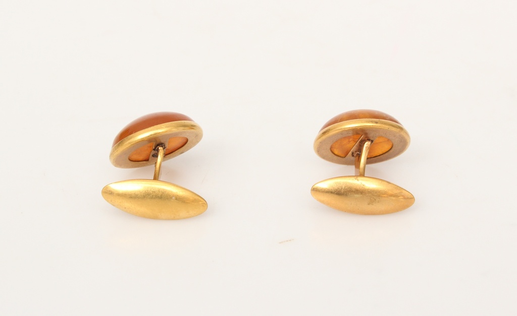 Amber cufflinks (2 pcs.)