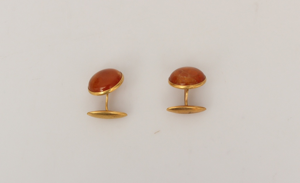 Amber cufflinks (2 pcs.)