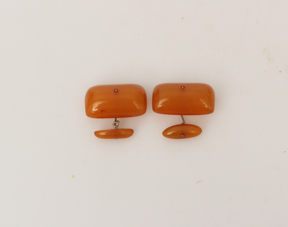 Amber cufflinks (2 pcs.) 