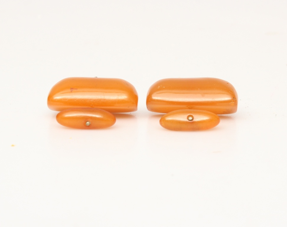 Amber cufflinks (2 pcs.) 