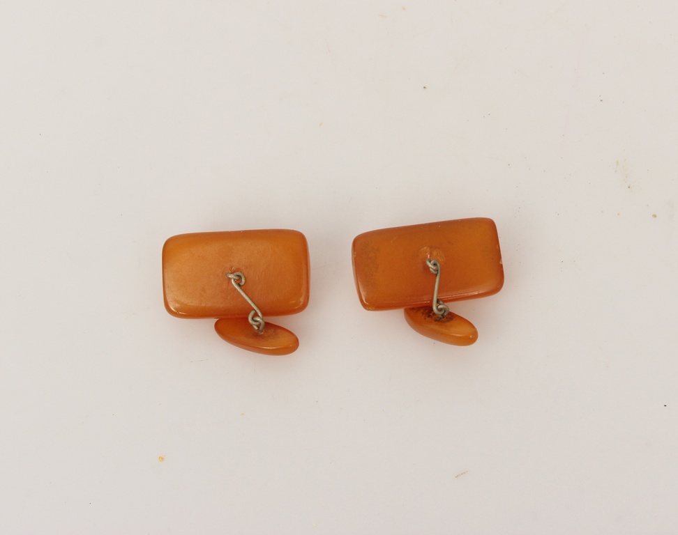 Amber cufflinks (2 pcs.) 