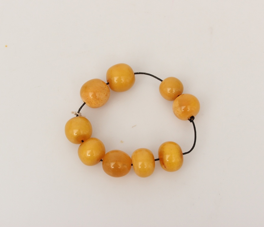 Molten amber bracelet