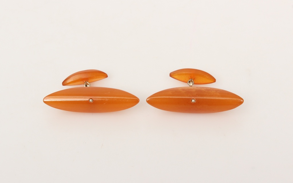 Amber cufflinks (2 pcs.) 