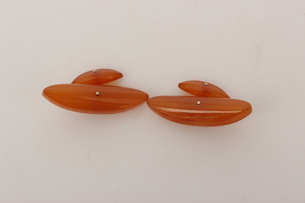 Amber cufflinks (2 pcs.) 