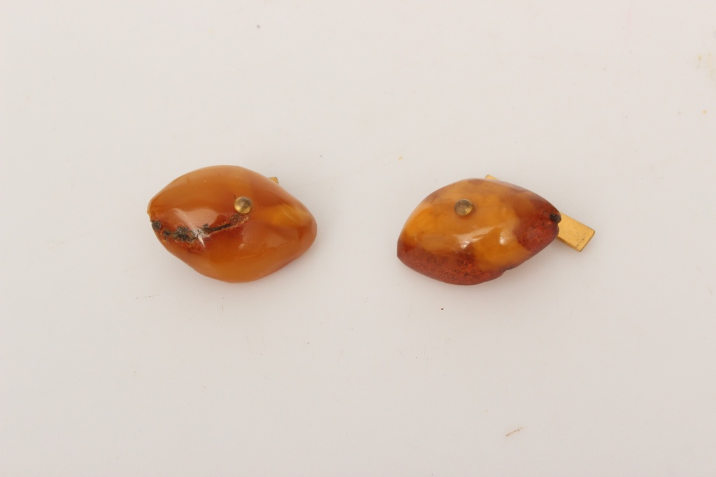 Amber cufflinks (2 pcs.) 