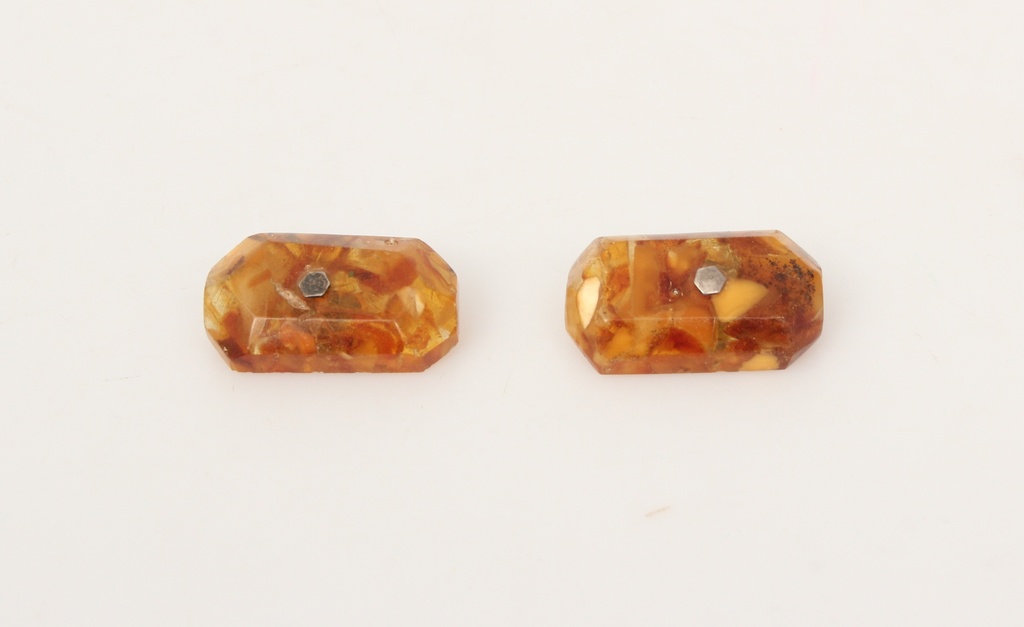 Amber cufflinks (2 pcs.) 