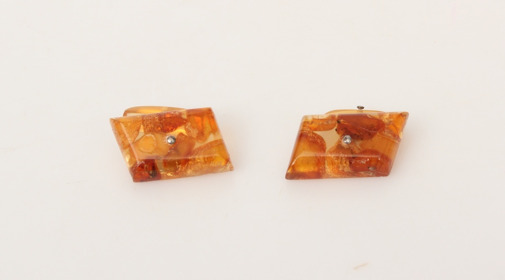 Amber cufflinks (2 pcs.) 