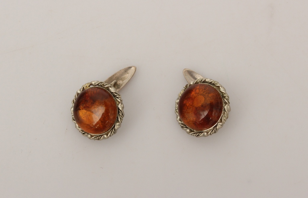 Amber cufflinks (2 pcs.) 