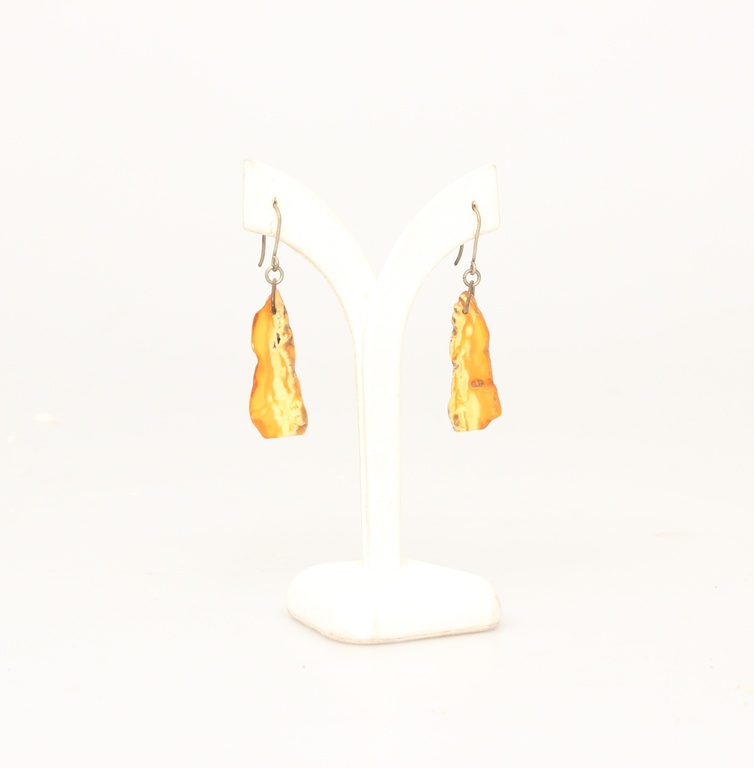 Amber earrings