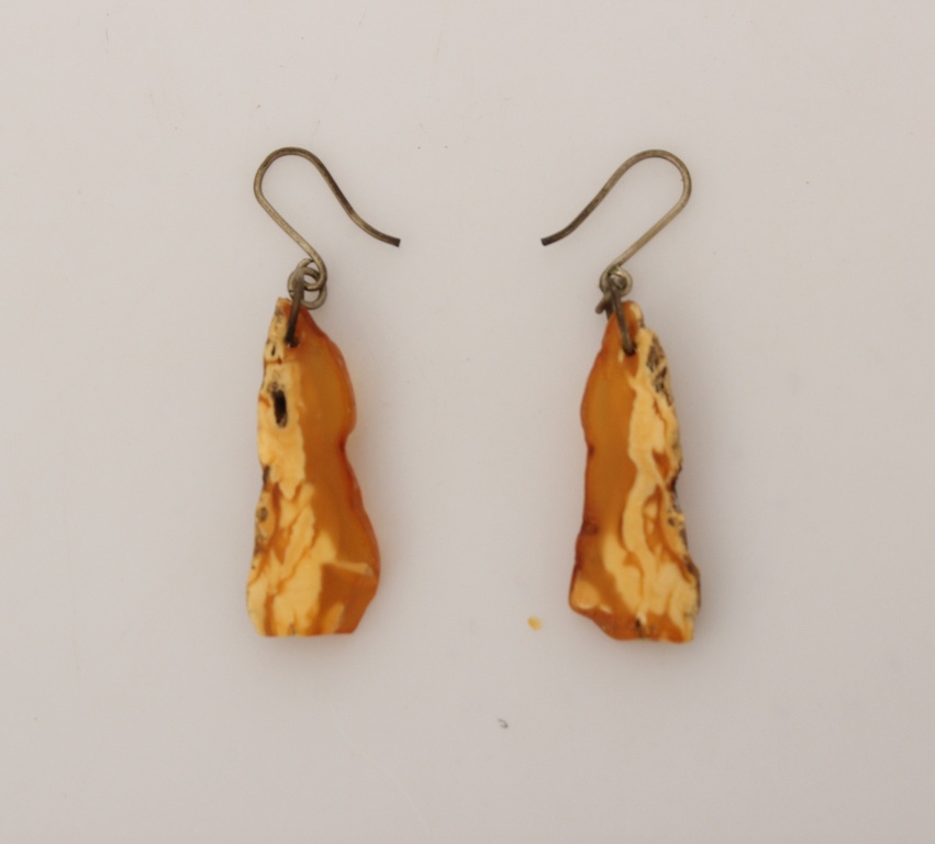 Amber earrings