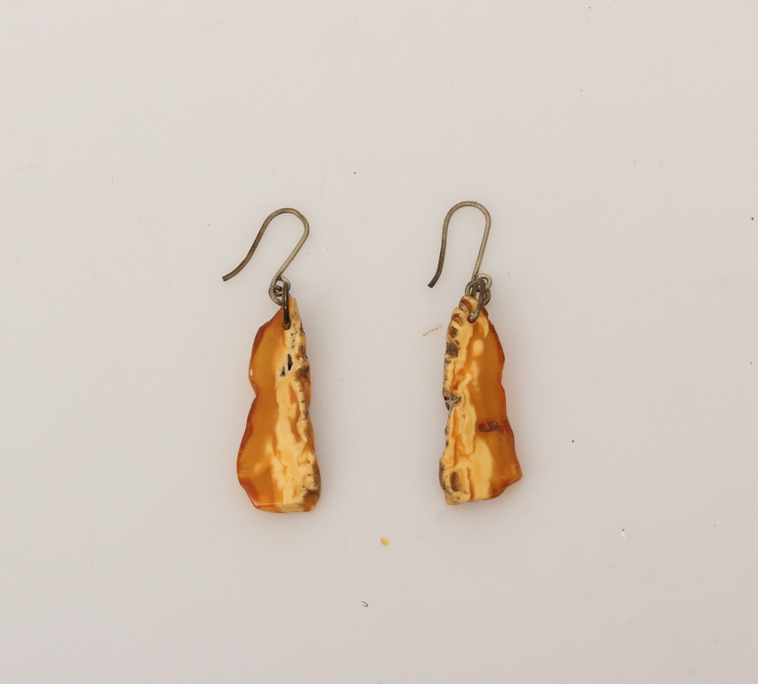 Amber earrings