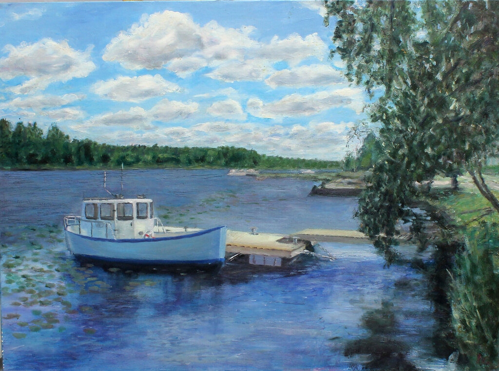 Pärnava river in Pernava