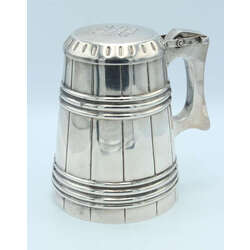 Silver beer cup