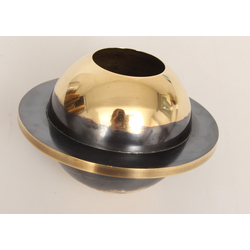 Brass ashtray in the shape of Saturn