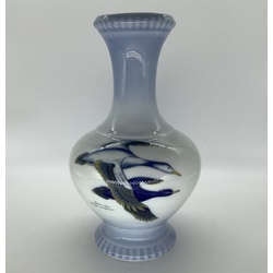 Elegant vase, 1950 Germany, Bavaria. Decal with drawing.