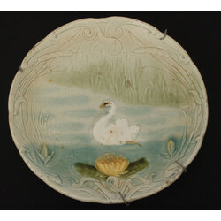 Jugendstil faience plate 