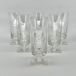 Crystal fluette under champagne. Rosenthal. Art Decor. 30-40s of the last century.