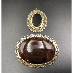 Large brooch and pendant 