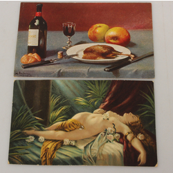 Postcards 2 pcs. Art reproductions