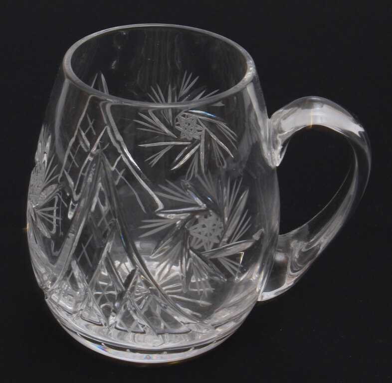 Crystal beer mug  