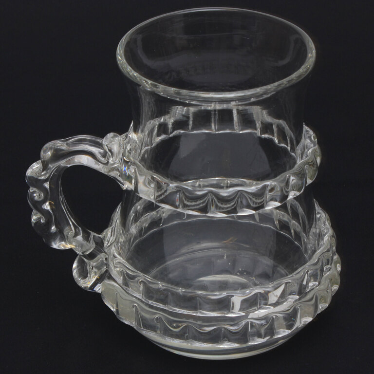 Pouring beer mug from Livani glass factory