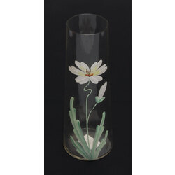 Стеклянная ваза в стиле модерн с росписью