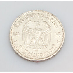 Silver coin 5 reichsmarks 