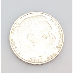 Silver coin 5 reichsmarks 