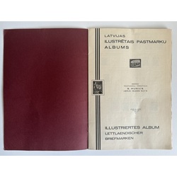 Latvian illustrated stamp album.