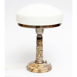 Art Deco marble table lamp
