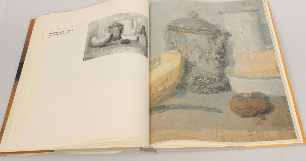 The book ''Masterpieces of Latvian painting''