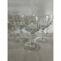 Crystal, large glasses Nakhtman. Nachtmann.100 years old in excellent condition.Thick and heavy hand-cut crystal.