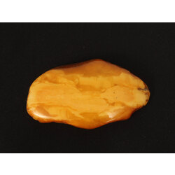 Amber pin brooch