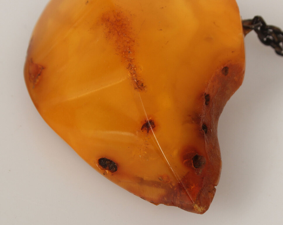 100% Natural Baltic amber brooch, 17 years old