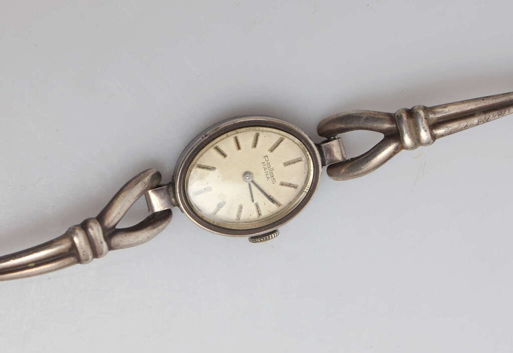 Silver Art Nouveau wristwatch