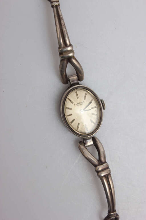 Silver Art Nouveau wristwatch