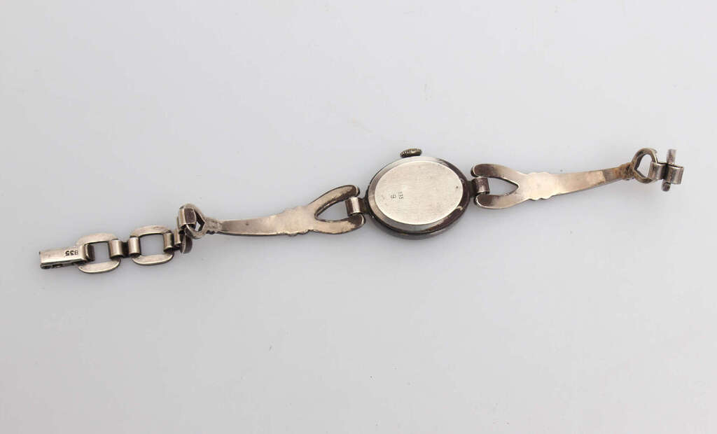 Silver Art Nouveau wristwatch