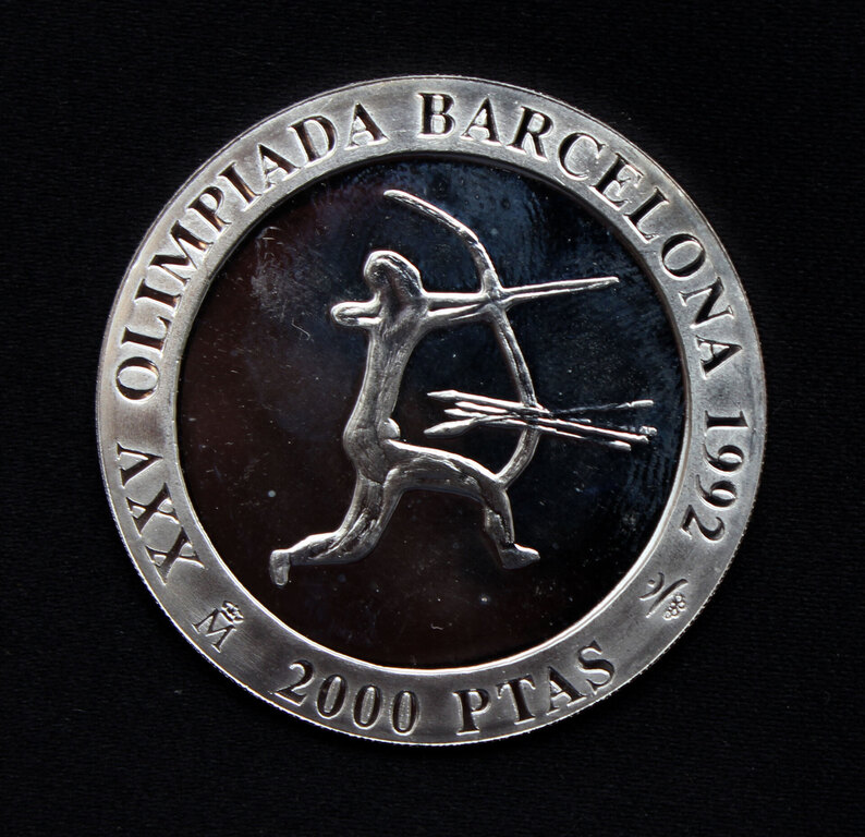 Coin of the Barcelona Olympic Games